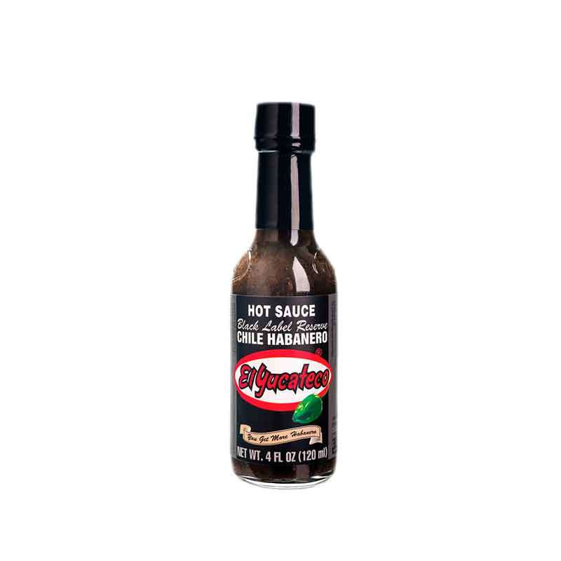 Salsa picante negra de chile habanero - 120ml - El Yucateco