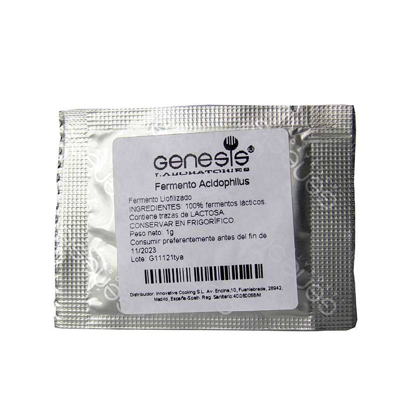 Fermentos Acidophilus para Yogur - 1g - Genesis Laboratories