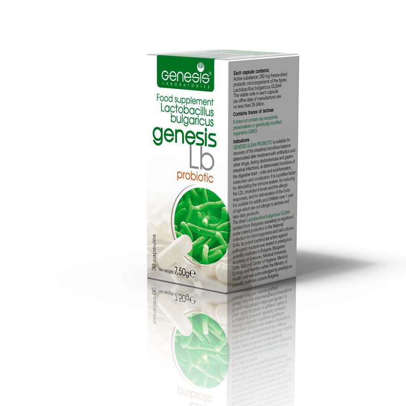 Probióticos Génesis LB - 30 cápsulas - Genesis Laboratories