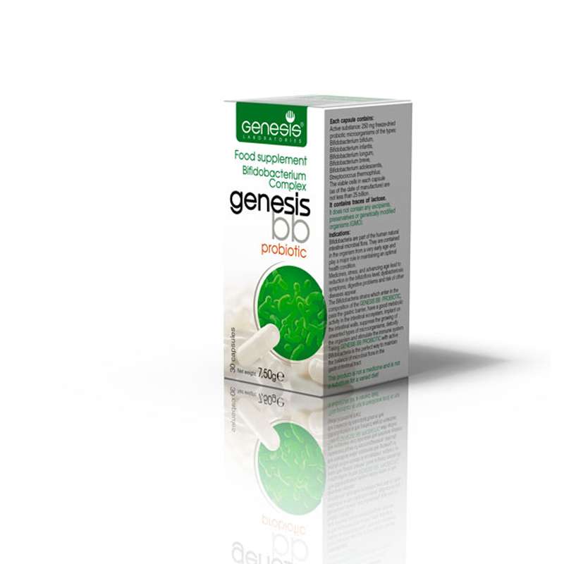 Probióticos Génesis bb - 30 cápsulas - Genesis Laboratories