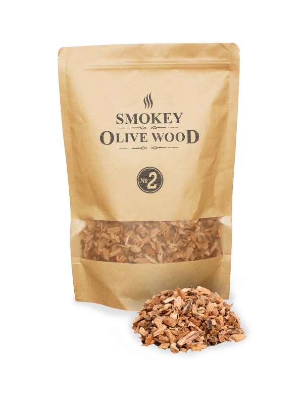 Viruta de madera de olivo para ahumar - 1,7L - Smokey Olive Wood