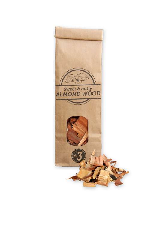 Viruta de madera de almendro para ahumar - 500ml - Smokey Olive Wood