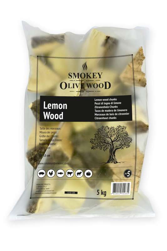 Tacos de madera de limonero para ahumar - 5 Kg - Smokey Olive Wood