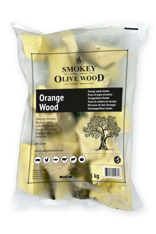 Tacos de madera de naranjo para ahumar - 5 Kg - Smokey Olive Wood