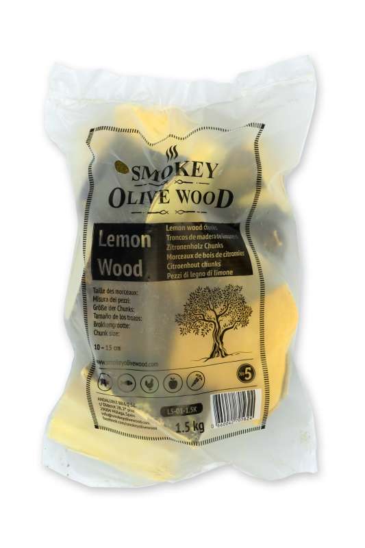 Tacos de madera de limonero para ahumar - 1,5 Kg - Smokey Olive Wood
