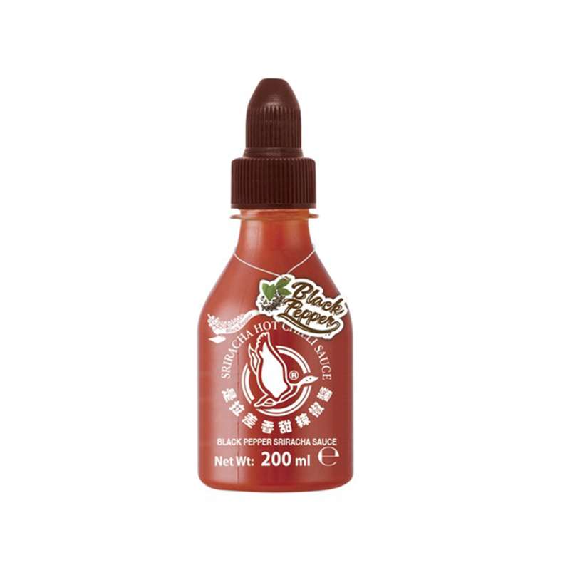 Salsa Sriracha a la pimienta negra - 200 ml - Flying Goose