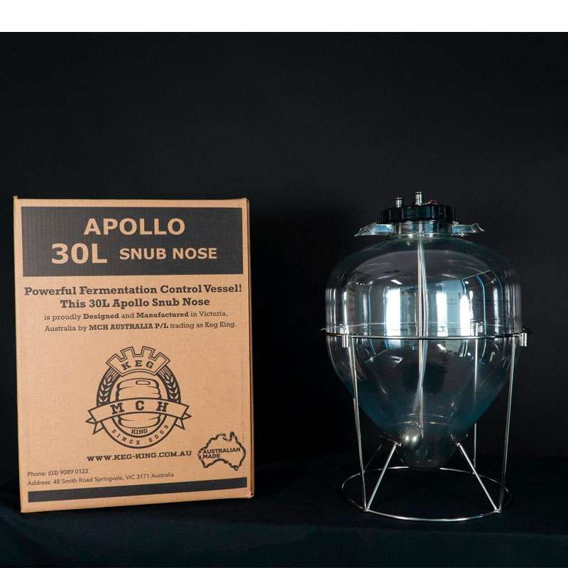 Fermentador Apollo 30 "Snub Nose" - 30 L - Keg King