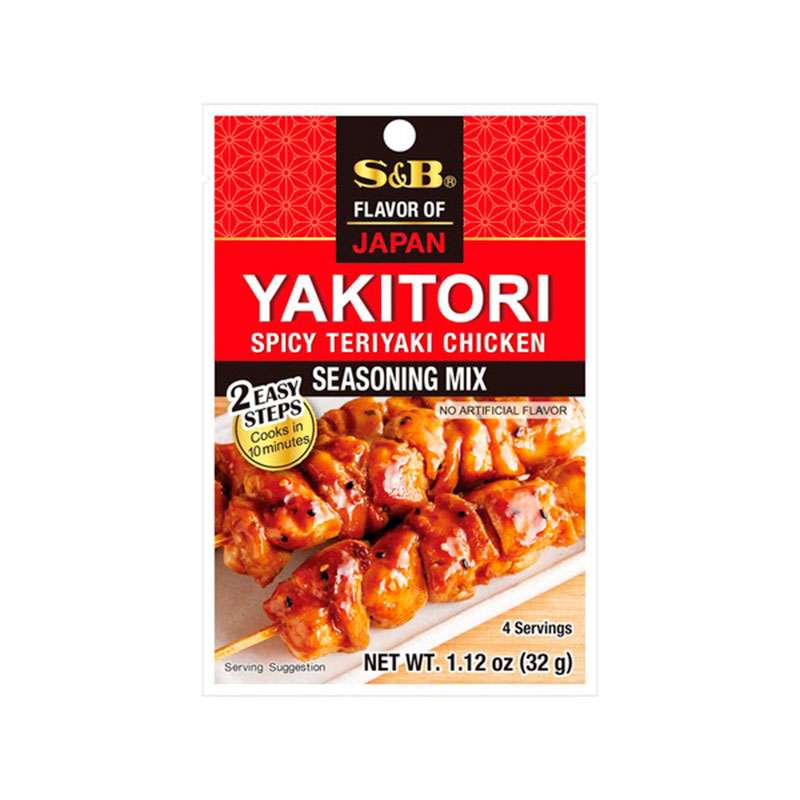 Mezcla para pollo Yakitori picante - 32g - S&B