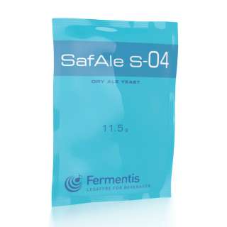 Levadura para cerveza SafAle S-04 - Pack de 5 x 11,5 g