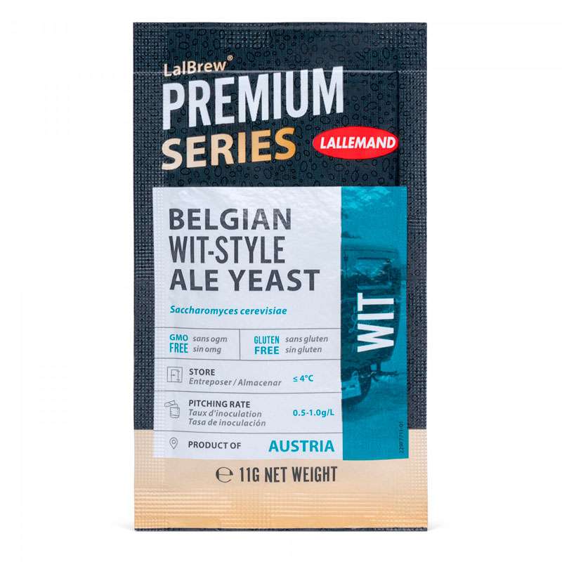 Levadura Wit para cerveza de trigo belgas - 11g - Lallemand