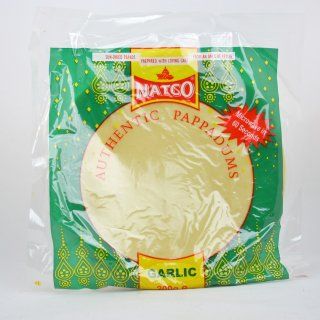 Papadoms con sabor a ajo - 200 g