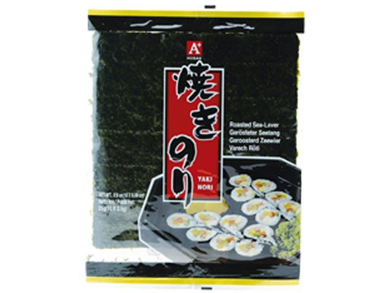 Hojas de alga Nori para sushi - 10 hojas - 