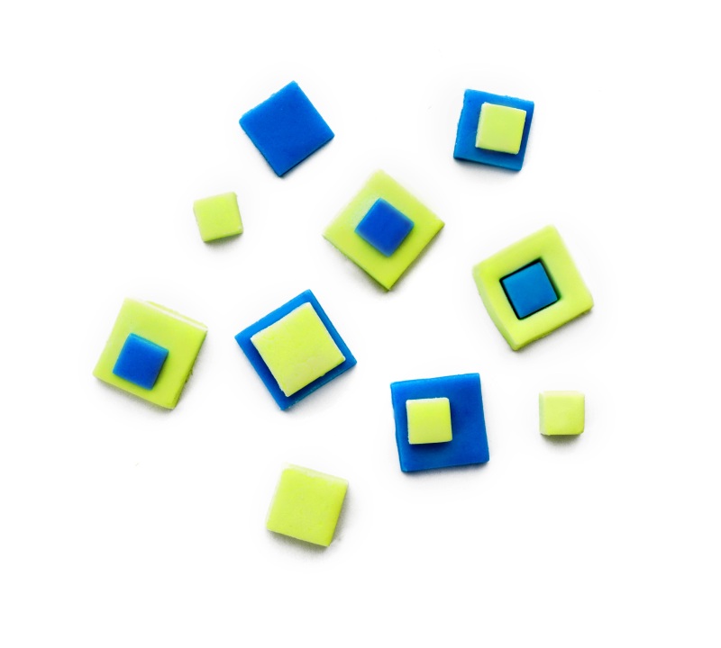 Cortadores cuadrados para fondant - 0,6-1,0-1,5cm - Ibili