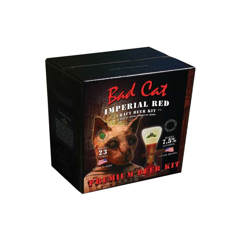 Kit para hacer cerveza Imperial Red - 23 l - Bulldog