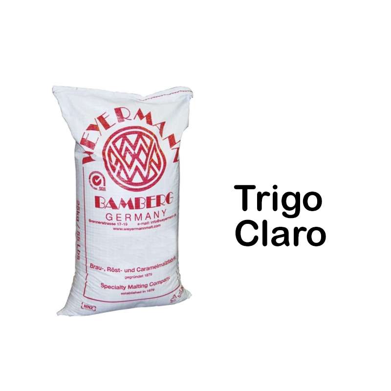 Malta de Trigo Claro - 1kg Molturado - Weyermann®