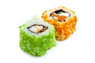 Rollo de sushi uramaki