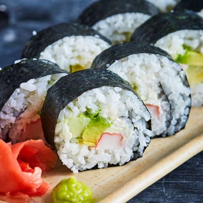 Rollito de sushi California