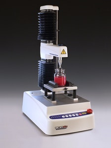 Máquina para medir el número de Bloom de una gelatina
