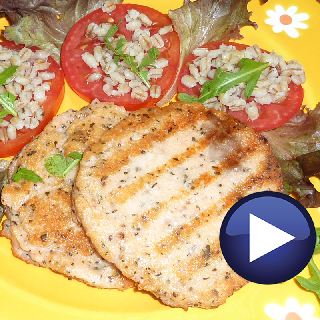 Steak de salmón con aromas y transglutaminasa (vídeo)