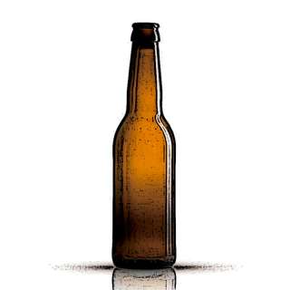 Imagen de una botella de cerveza vacía